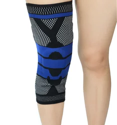 High Elastic Knee Support Pads Guard Outdoor Lifting Knee Sleeves wrap for Sports Protector