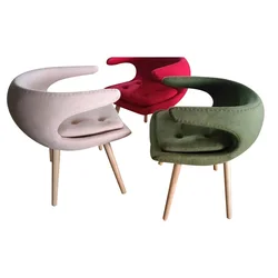 New Arrival Frosted Acrylic Chair Modern Furniture Upholstered Leather Dining Chair