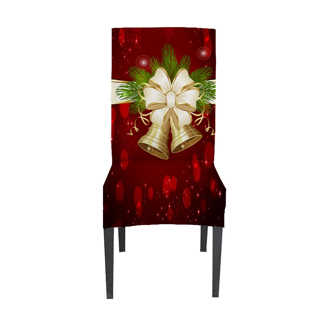 Christmas digital printing polyester Party dining tablecloth chair cover sets Table Cloth