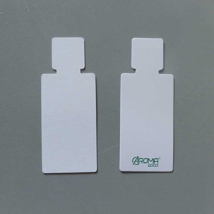 Custom design perfume tester paper strips paper perfume tester smelling strips perfume testing strip