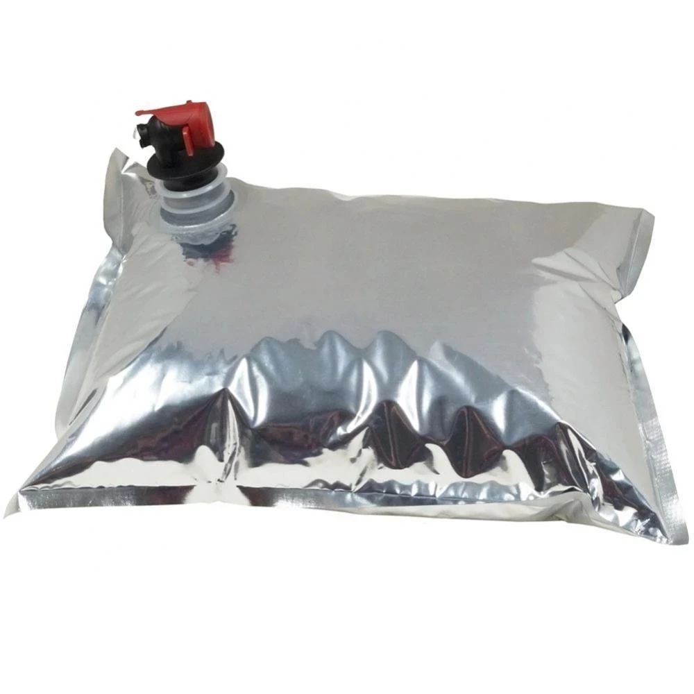 Custom fluid food plastic liquid bag manufacturer for wine