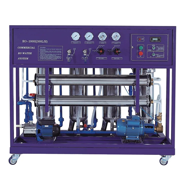 UV water filters system 250L reverse osmosis drinking water treatment plant filtration machine