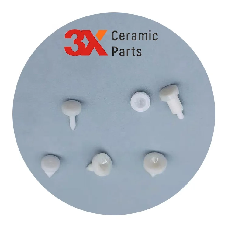3X Porous Ceramic Parts ODM OEM CNC Machining High Precision Super Small Micro Zro2 Zirconium Oxide Zirconia Thread Guide Nozzle