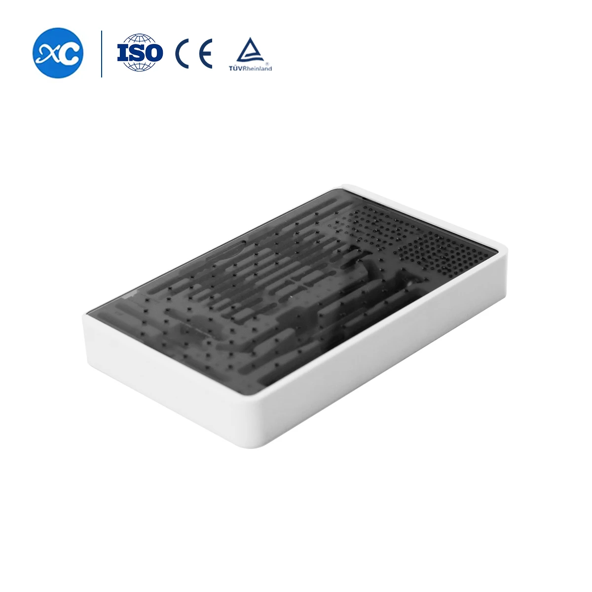 Good Price High Temperature Sterilization HPP Instrument Box With Straight T Titanium Bone Plates And Cortical Locking Screws