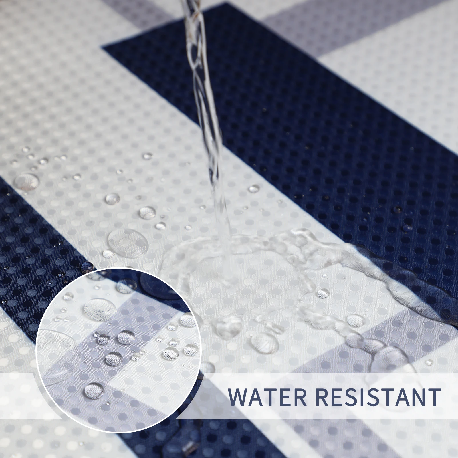 Прочная и моющаяся быстросохнущая водоотталкивающая занавеска для душа 72 Вт x 84 ч с 12 крючками