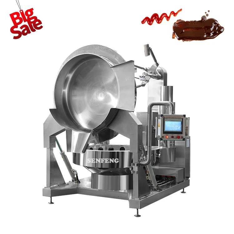 Stainless Steel Industrial Cooking Kettle Automatic Cooking Mixer Machine For Supply