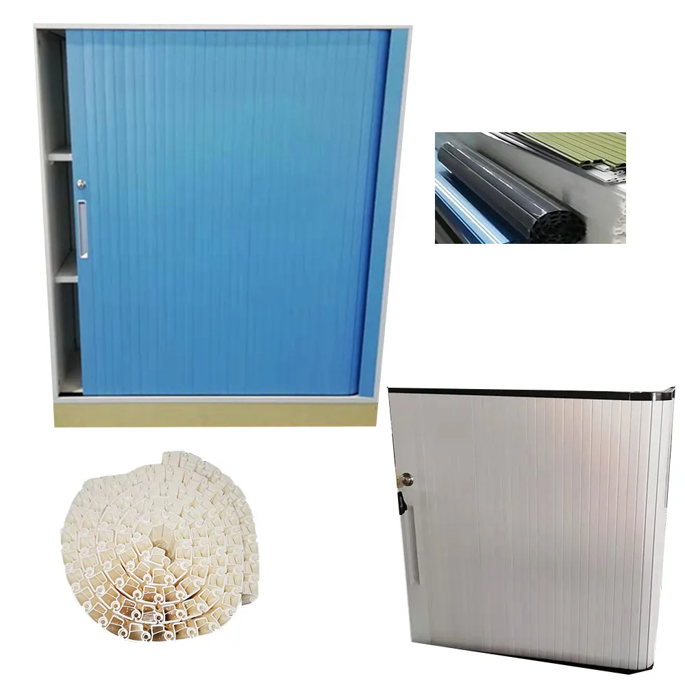 
Metal color Plastic Rolling shutter door for Steel Cabinet use 