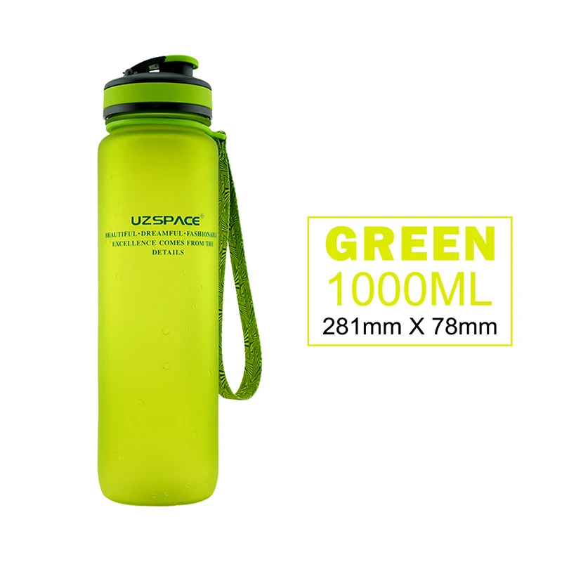 
Trinkflasche - BPA-frei Auslaufsicher Sport Wasserflasche, 350/500/800ML/1L/1.5 Liter Tritan Sportflasche 