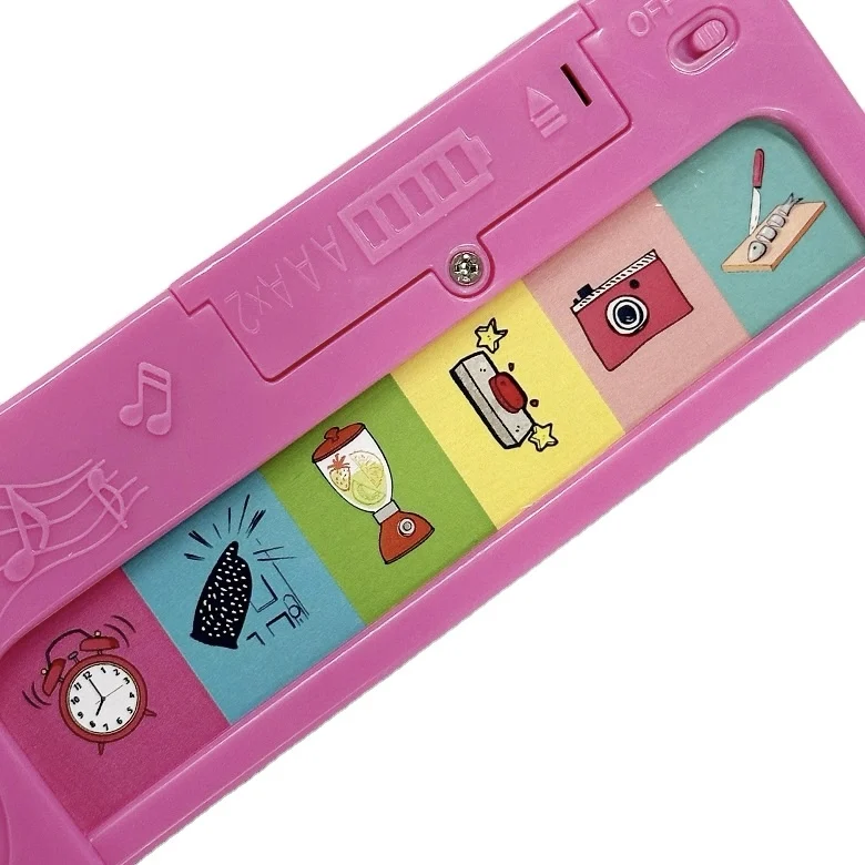 The 6 Keys Magical Sound Book Cartoon Style Plastic ABS Audio Module Box With Push Button Book Printing Customized