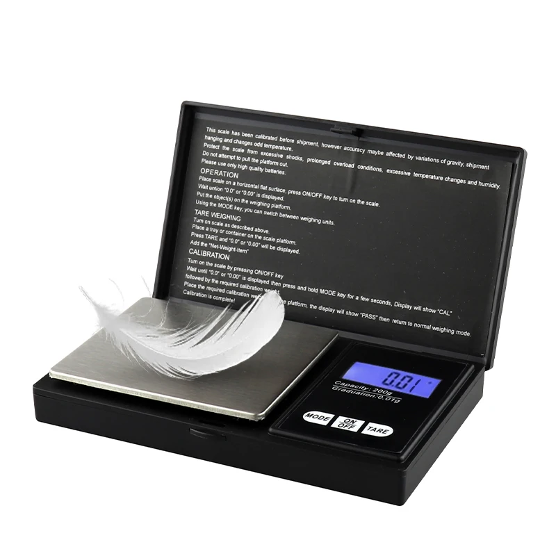Selling Stainless Steel 0.01g Scale Electronic Mini Pocket Scale Small Digital pocket Jewelry scale Customized hot