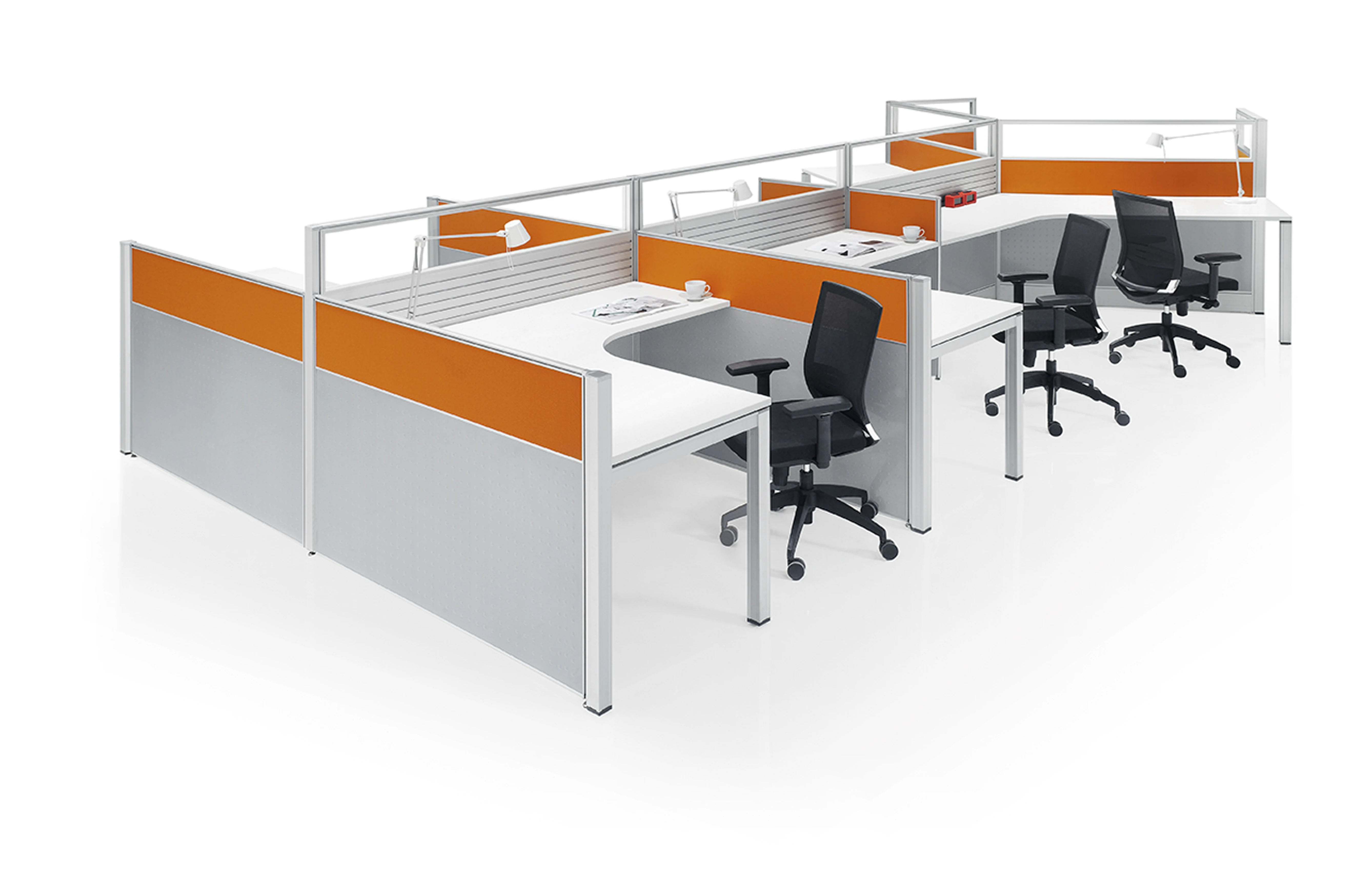 2024 Movable Studio Modular Manufacturer Desk Computer Office Partition Workstation Cubicles