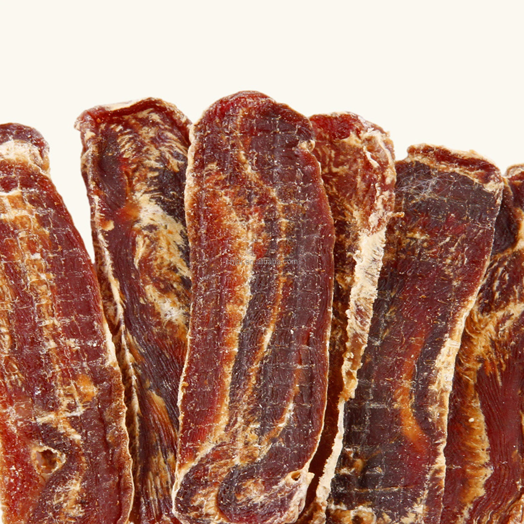 Factory price Dog snack beef slices Pet puppy snack grinding teeth/clean tooth beef jerky pet food wholesale(100g)