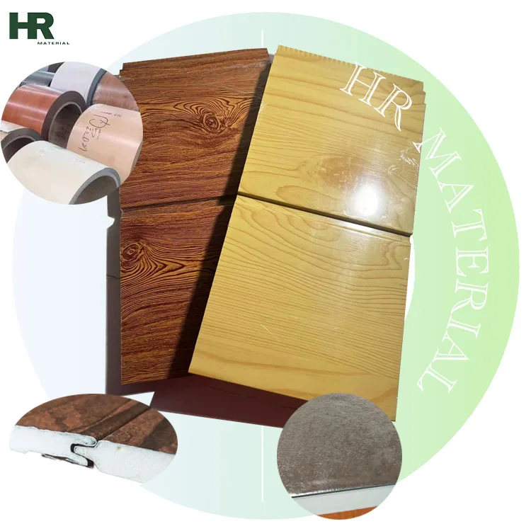 16mm Insulation PU Zinc Exterior Wall Panel Siding for House