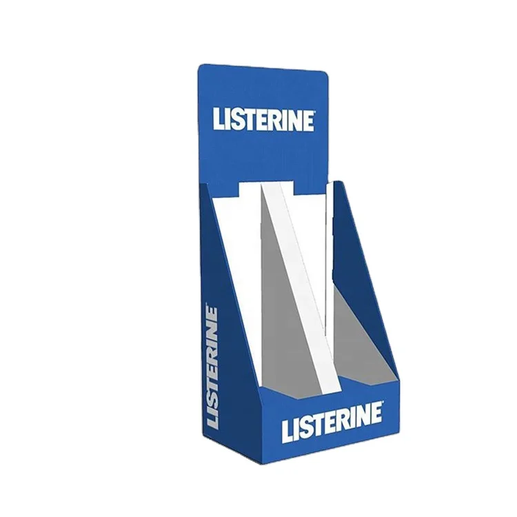 Retail Store Custom  Seasoning Cardboard Counter Display Stand OEM Toiletries Display Box  Phone AccessoriesPDQ for Promotion