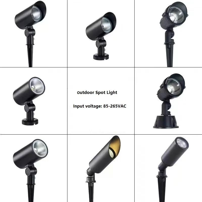 Custom 10W 20W Led Landscape Outdoor Garden Lawn Spike Light landscape lighting  for Garden decoration