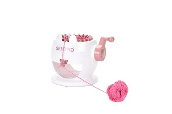 Hot Sell DIY Children Knitting Machine Double Needle Knitting Machine Needle Of Flat Kids Knitting Machine For Knitting Hat Sock