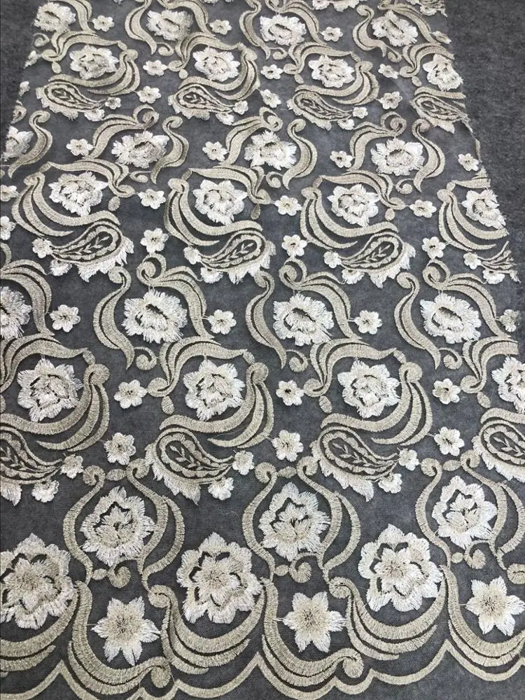 
2020 Rose pink 3D beaded lace fabric 3D embroidered lace fabric for african weddings 