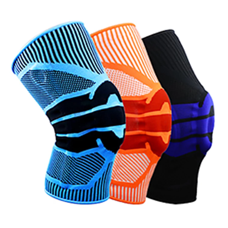Runyi 2 Pack Compression Knee Braces Knitted Knee Support for ACL & Arthritis Pain Relief