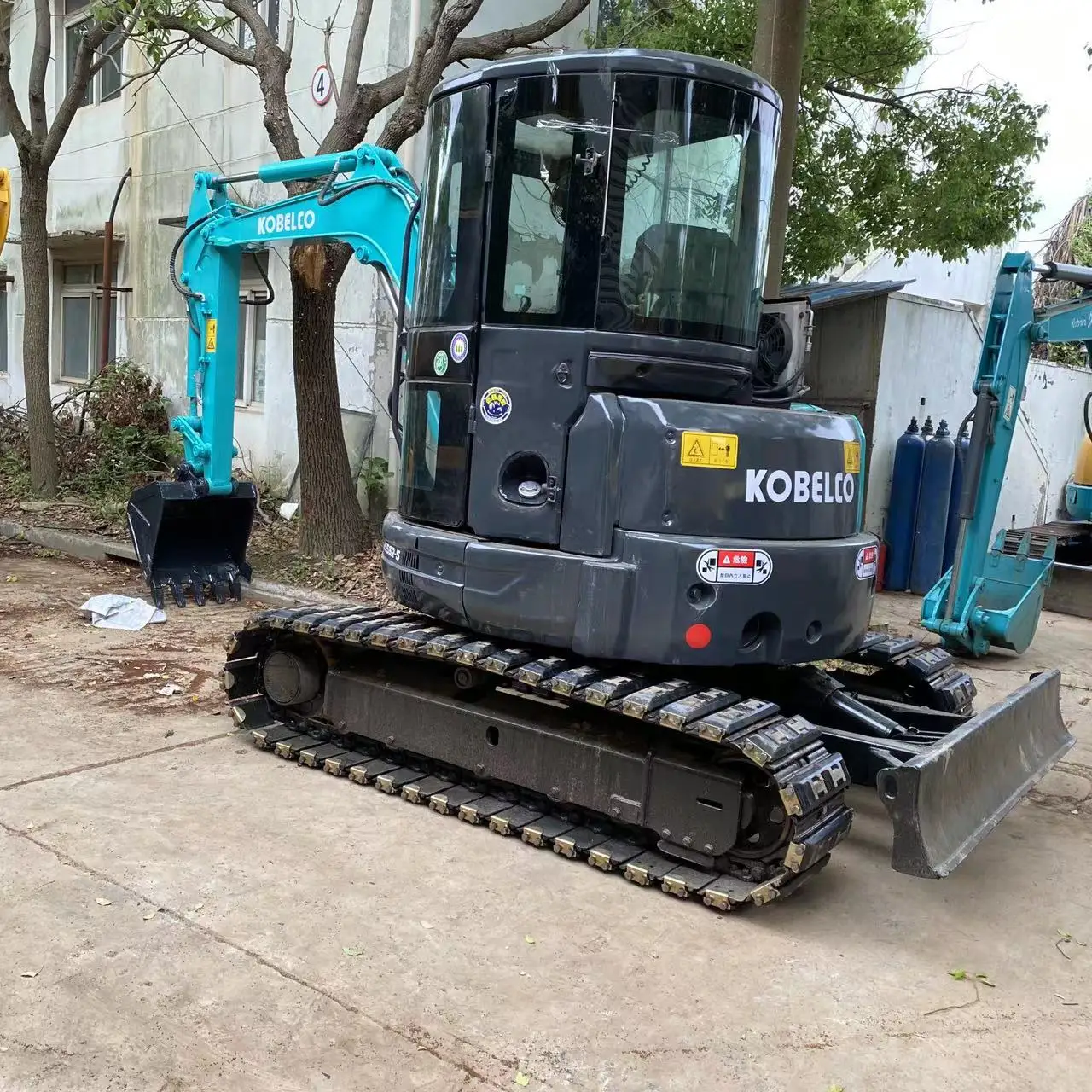 Used mini excavator used kobelco SK55  mini excavator machine 5 Ton hydraulic crawler Second-hand excavator kobelco
