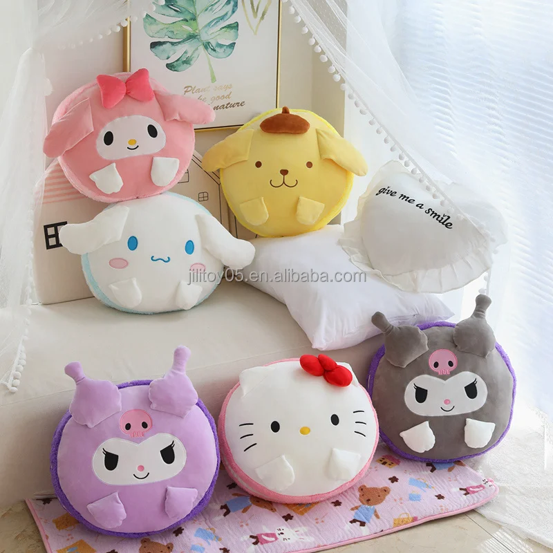 New Sanrio Plush My Melody And Kuromi Anime Plush Toys Pillow Office Kawaii Room Decor Cute Gift 40Cm