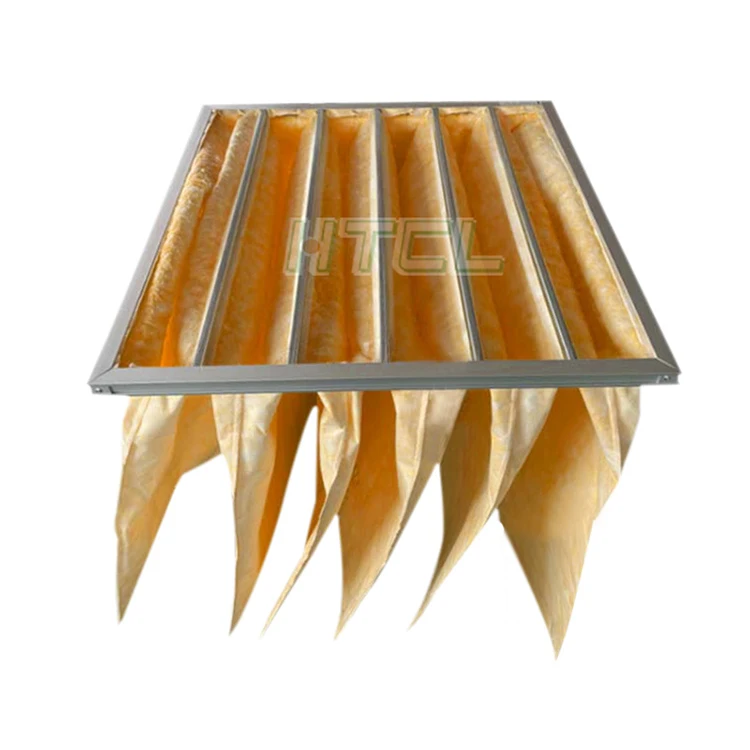 Factory Direct Fiberglass Media Filter Multi Bag G4 M5 M6 M7 M8 M9 Pocket Air Filter For Industrial Ventilation Systems