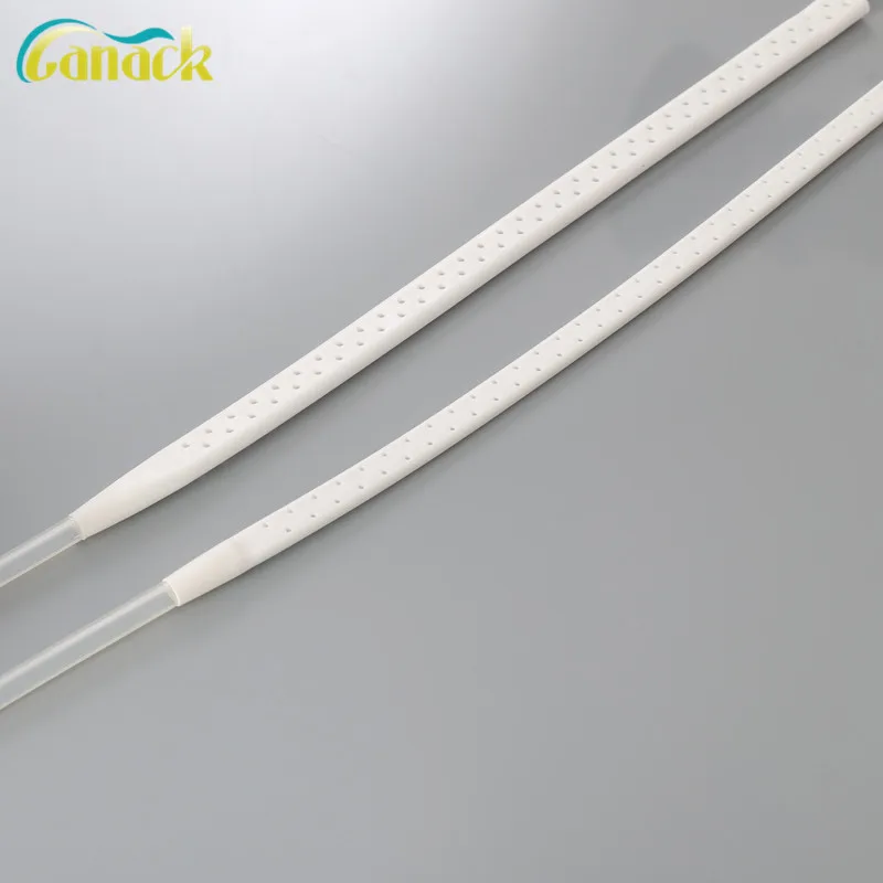 
Disposable Silicone Flat Perforated Drainage Tube with 100% medical grade silicone 