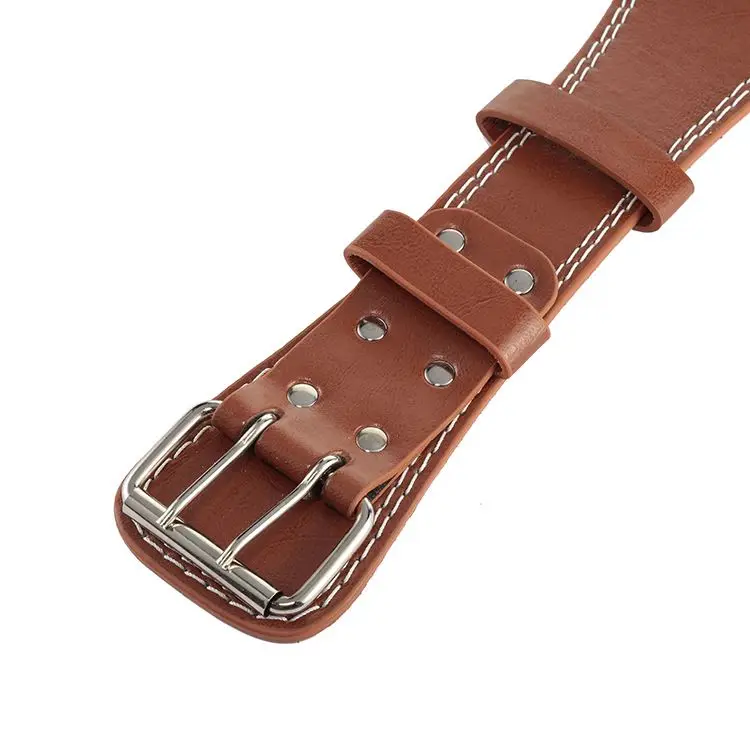 Custom made weightlift belt new product weight lifting belt leather weightlifting lever buckle belts