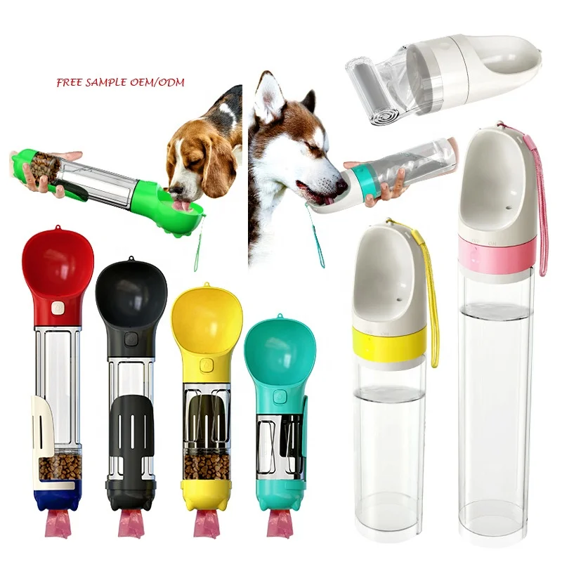 Amazon top sell custom SJZ Eco friendly plastic portable collapsible 4 In 1 pet supplies travel cat dog water bowls & feeder