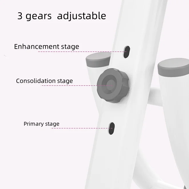 Abdominal Machine Foldable  Ab Workout Equipment Adjustable for Home Gym Core Strengthening with LCD Monitor