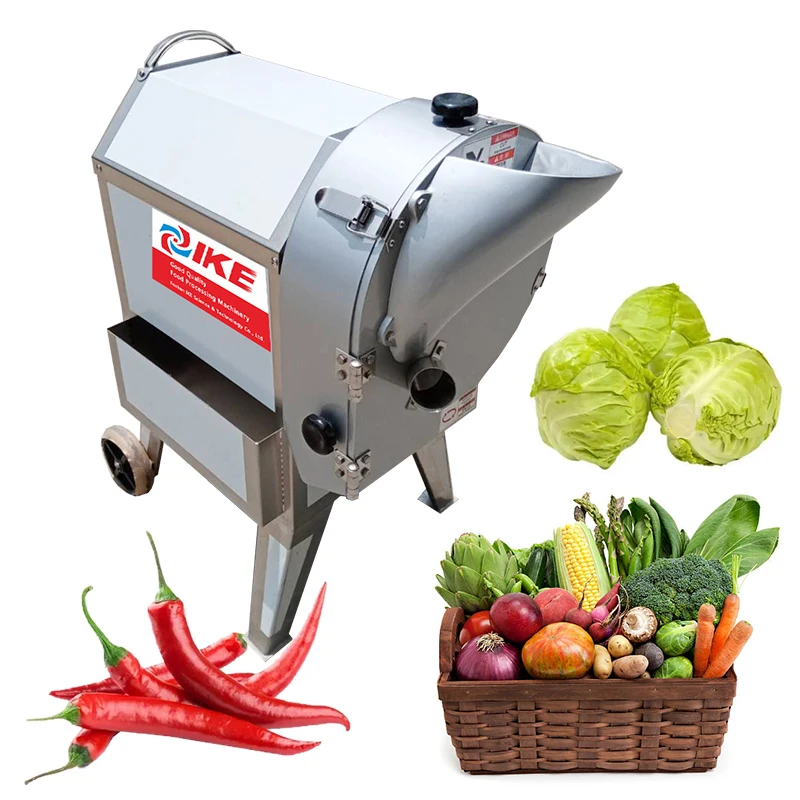 Electric Coriander Shredder Cabbage Slice Cutting Machine Chili Dicing Machine