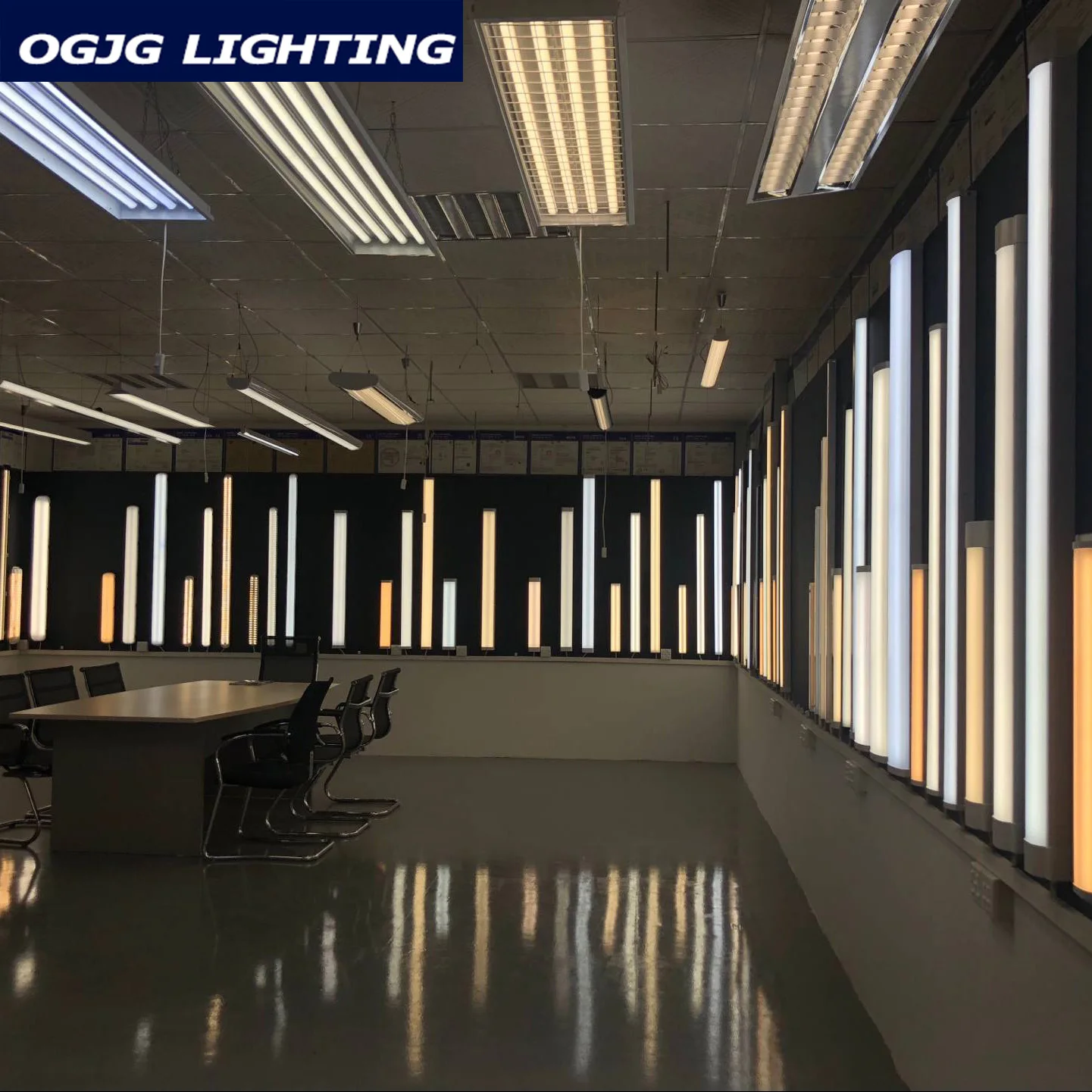 high lumen aluminum housing T8 LED tube light fixtures surface mount linear workshop light commercial LED batten ceiling lamp