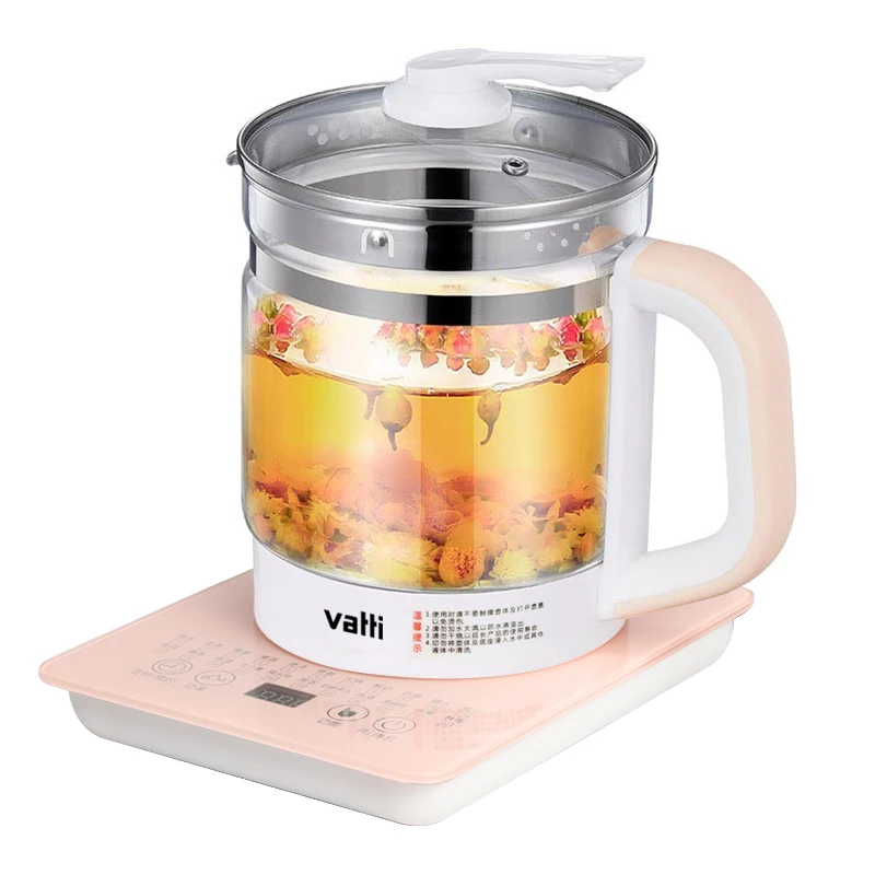 OEM/ ODM Розовый стеклянный электрический чайник, быстрый Электрический стеклянный чайник, чайник для горячей воды, электрический стеклянный чайник