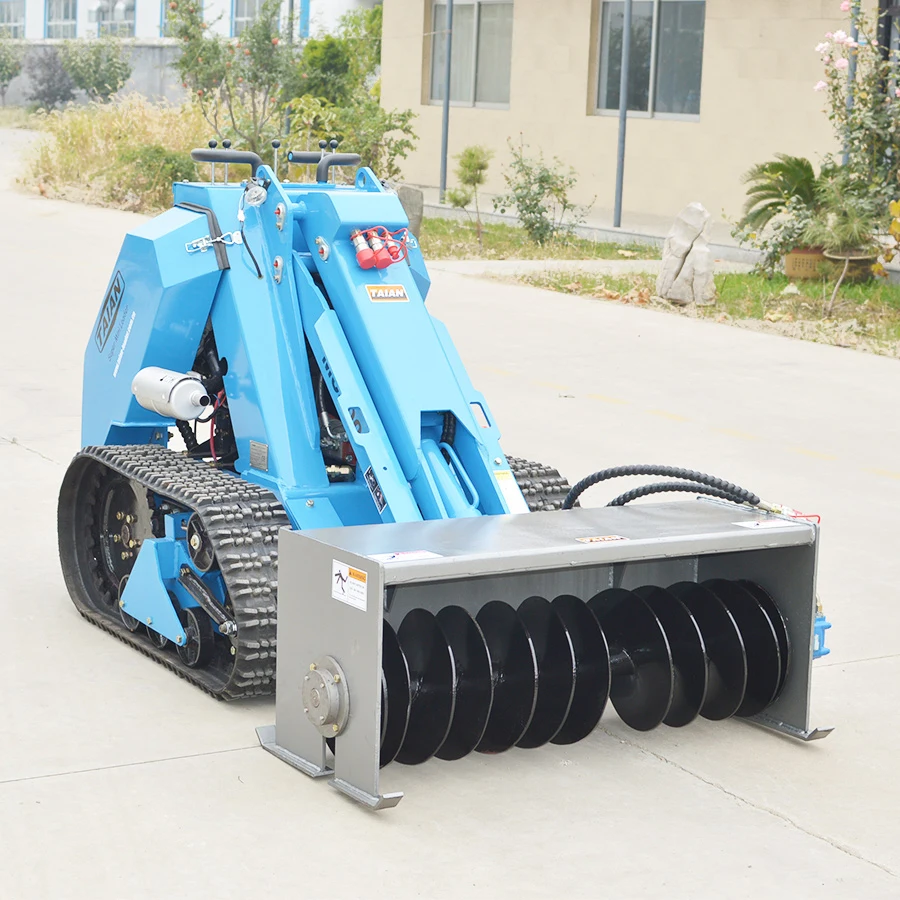 Ce Approved Farmland Mini Skid Steer Loader With Trench Backfiller