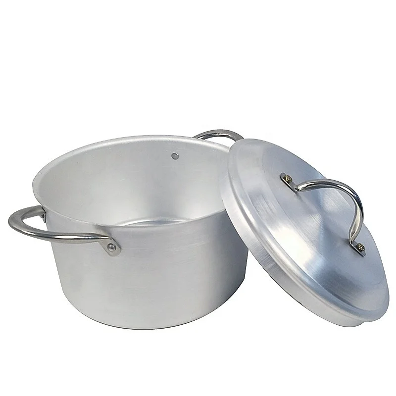 5 pcs aluminum pot stock pot sets cookware sets with lid