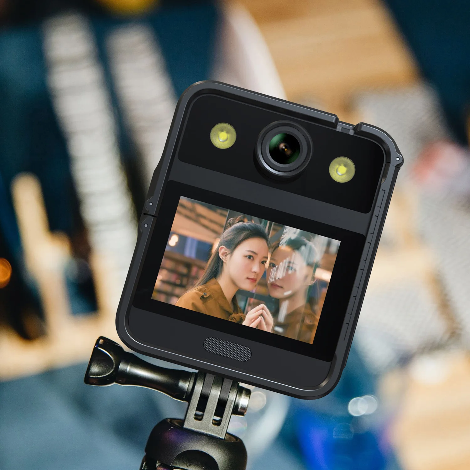 2023 SJCAM Wifi  2.33' Screen New 4K 16MP Body Worn Camera 128GB 2 LED Light 2650mAh Remote Control Law enforcement device