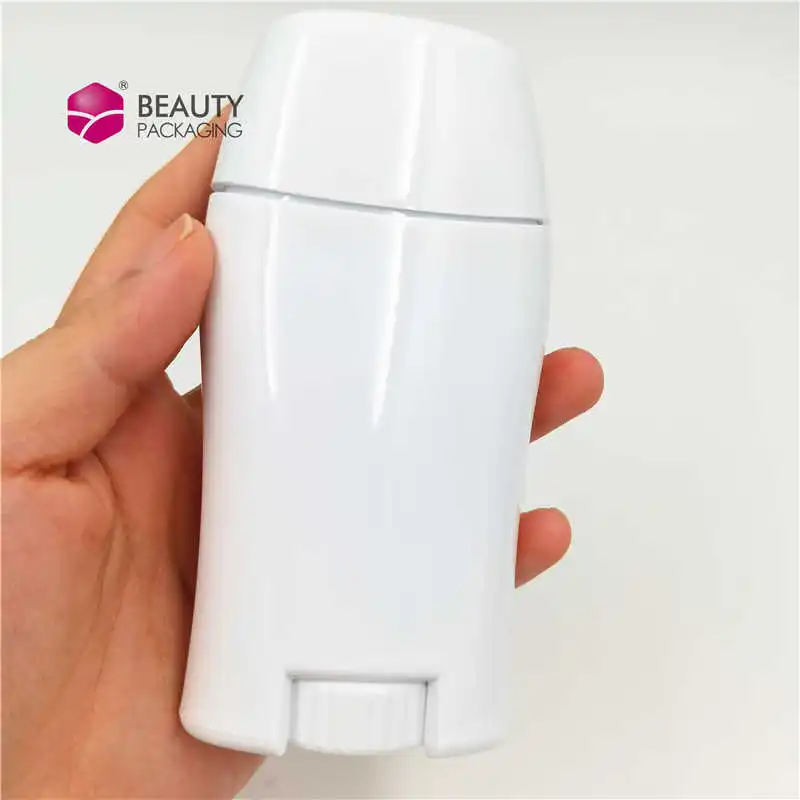 50g 1.76oz Empty Plastic PP Top Filling Twist up Gel Cream Deodorant Stick Tube Insert With Small or Long Hole
