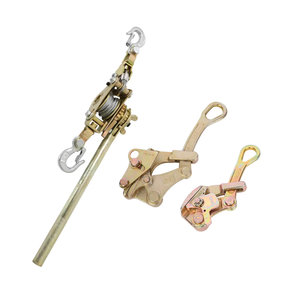 0.5T-3T Wire Grip Steel Pulling Tool for Wire Rope Cable Clamp Wire Pulling Grip Hand Puller tensioner