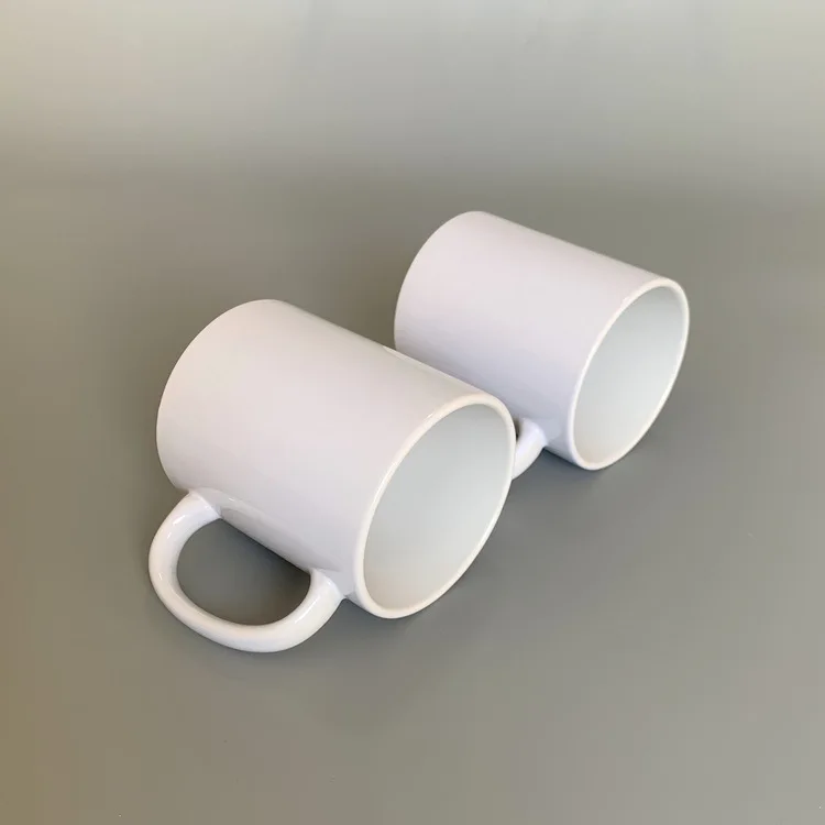 Оптовая продажа сублимированная керамическая кружка tazas para 11 унций 15 белые сублимационные заготовки на заказ сублимационная