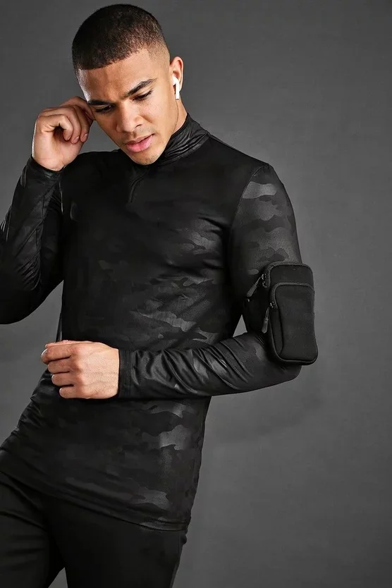 одежда спортивного типа мужской Slim Fit камуфляж Мягкая футболка с длинными рукавами для детей рубашки