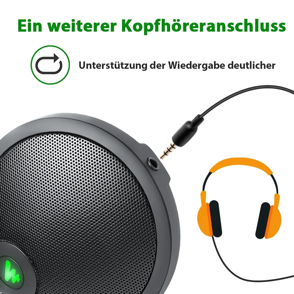 
Professional usb boundary low noise mic recording for skype conference 