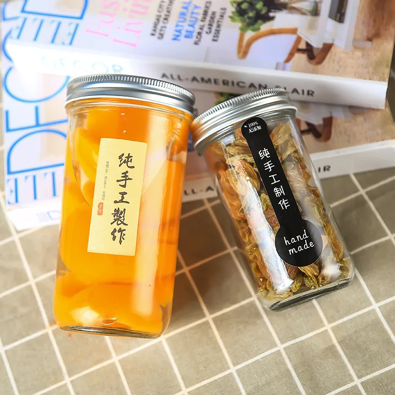 Factory Direct Hot pepper Sauce Glass Bottle Caviar Sealed Jar Glass Jars For Jam And Honey