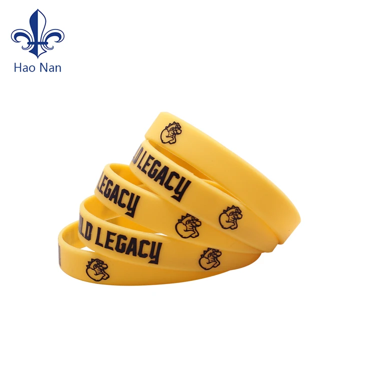 Cheap Custom Rubber Bracelet Maker Silicone Wrist bands with custom design logo