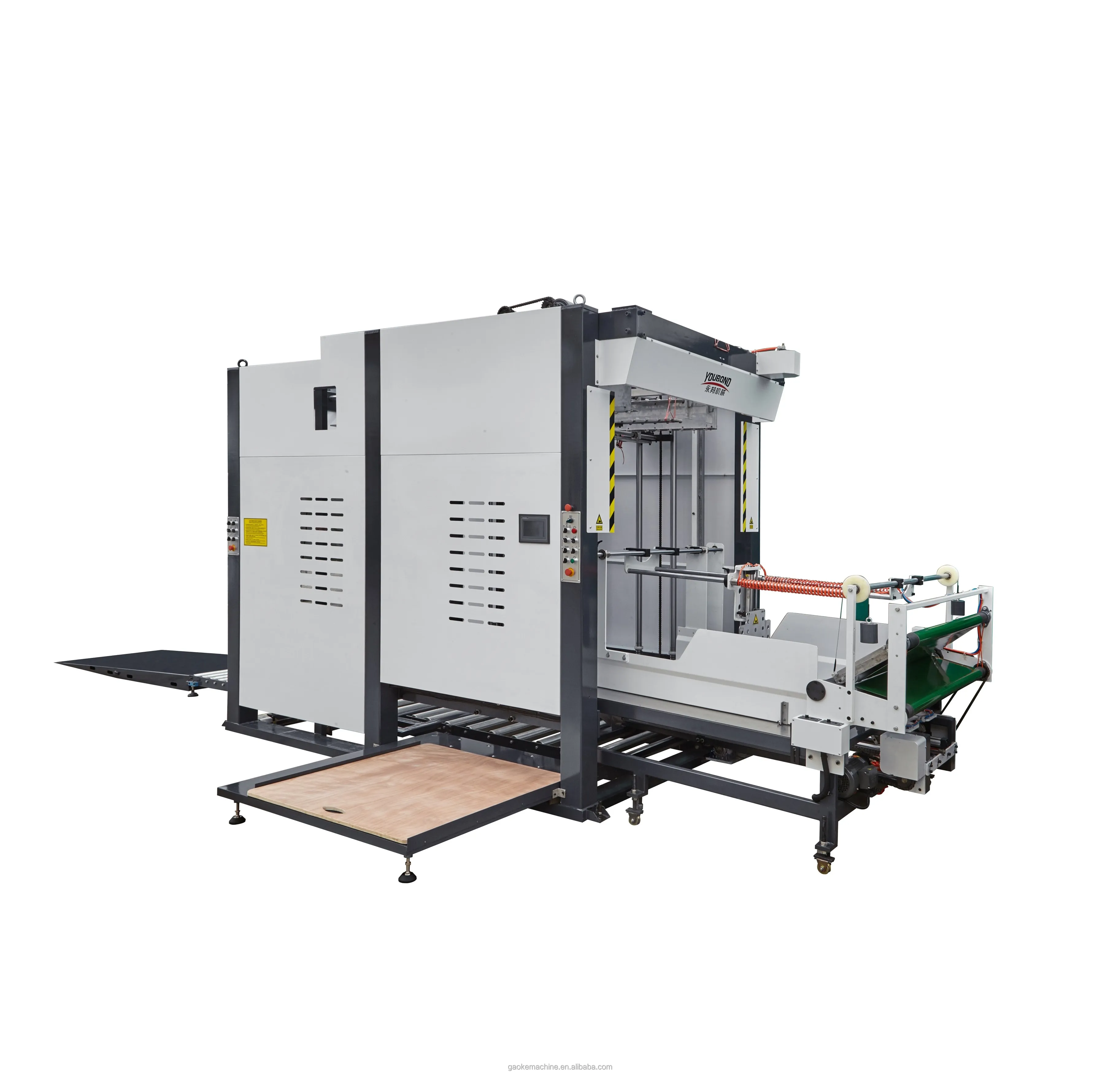 Automatic corrugated cardboard paper sheet pile turner and stacker machine flip flop machine (YB-1450S/1650S)