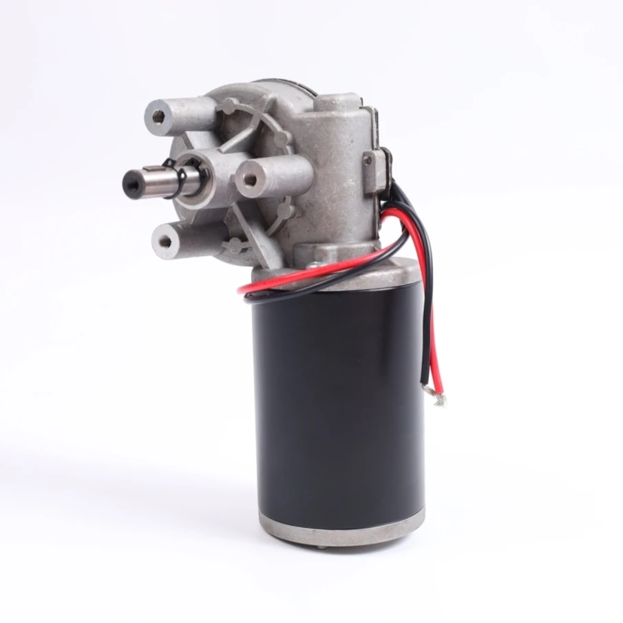 12v 24 V Hollow Shaft Worm Gear Worm Gear Motor For Electric Height Adjustable Desk Motor Mini Brush Table Lift Motor