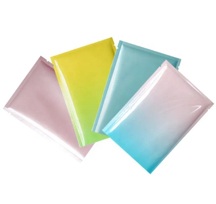 Colorful aluminum foil bag skin care eye mask bag Coffee milk tea powder divided small bags