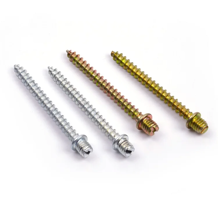 Industry Fasteners M8  carbon steel double wood screw self tapping screw