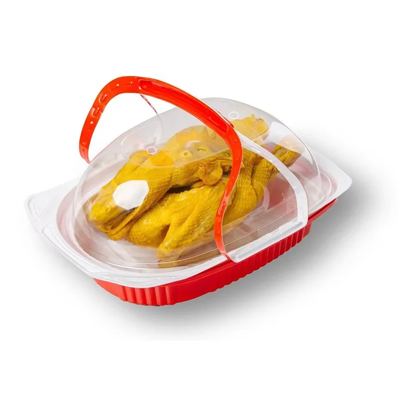 New Design Superior Quality Custom PsP Roast Chicken Box Disposable Divided Food Containers Small
