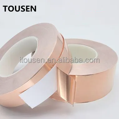 Wholesale high temperature resistance double-sided Copper Foil Tape Copper Foil Adhesive Tape for EMI interference