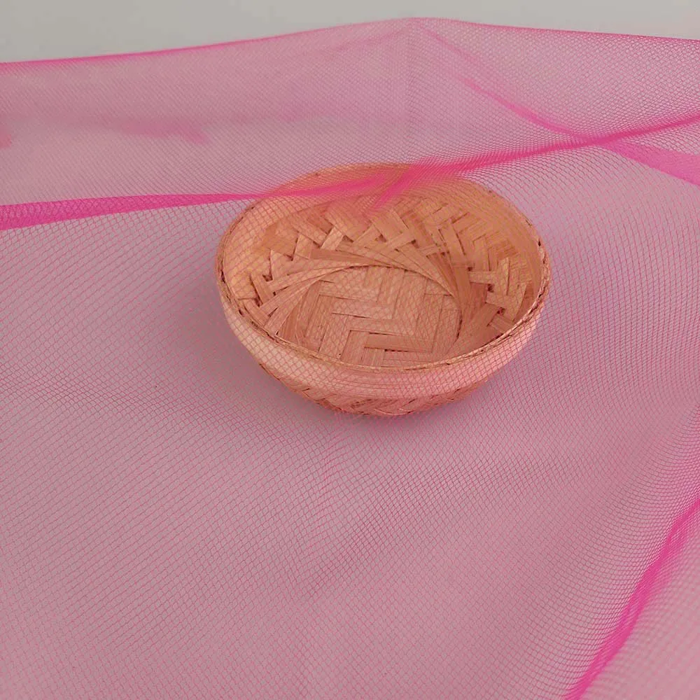 New product two-line tulle polyester mesh fabric