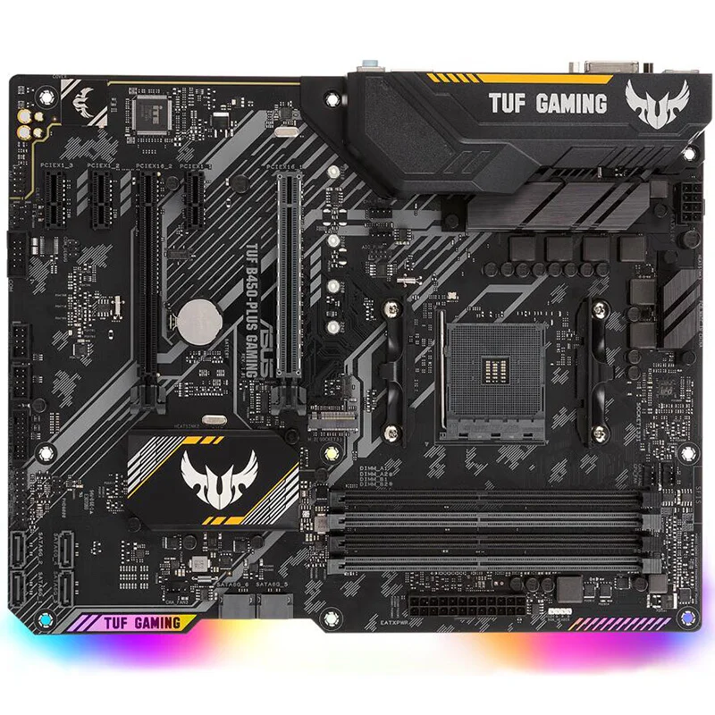  Материнская плата TUF B450 PRO для игровых компьютеров системная AXT AMDB450 поддержка ЦП серии